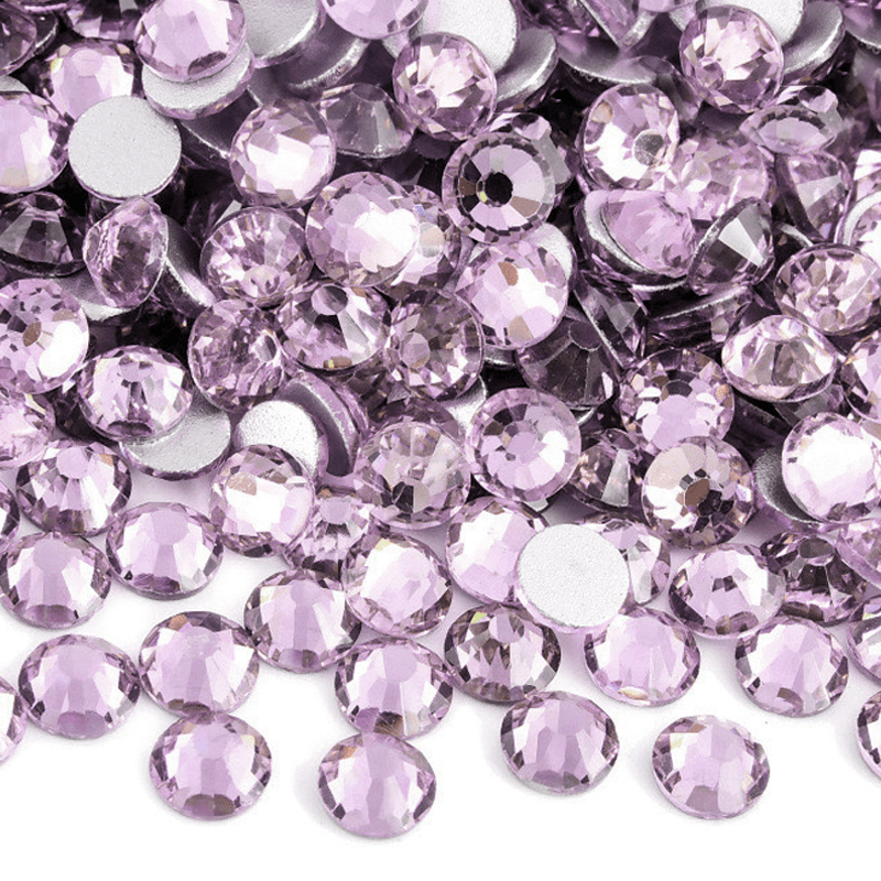 GR038 Lilac Glass Rhinestones