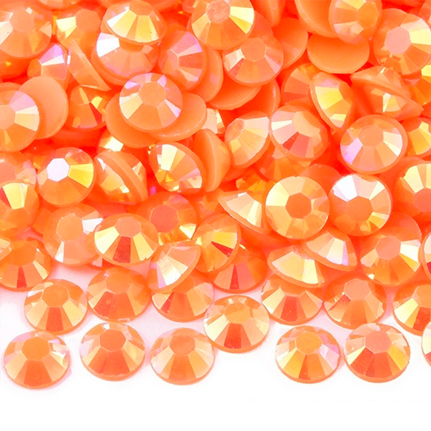 JR106 Orange AB Jelly Rhinestones