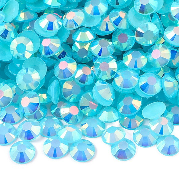 JR115 Aqua AB Jelly Rhinestones