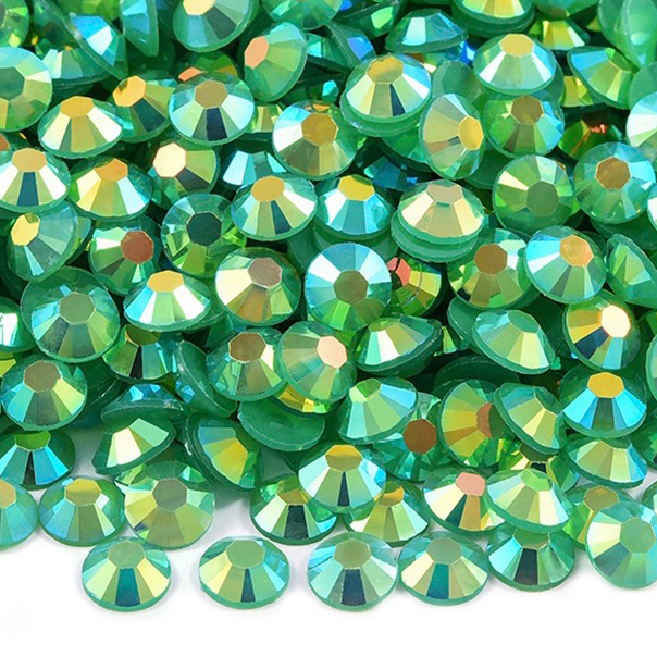 JR117 Green AB Jelly Rhinestones