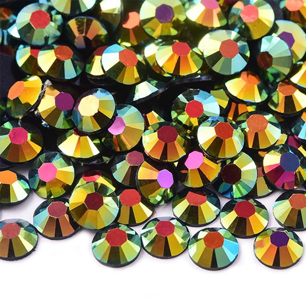 JR120 Peacock Jelly Rhinestones