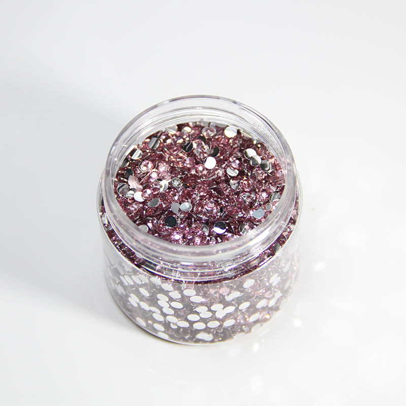 RR004 Light Pink Resin Rhinestones