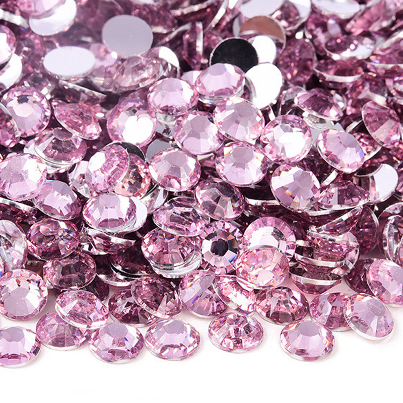 RR005 Pink Resin Rhinestones