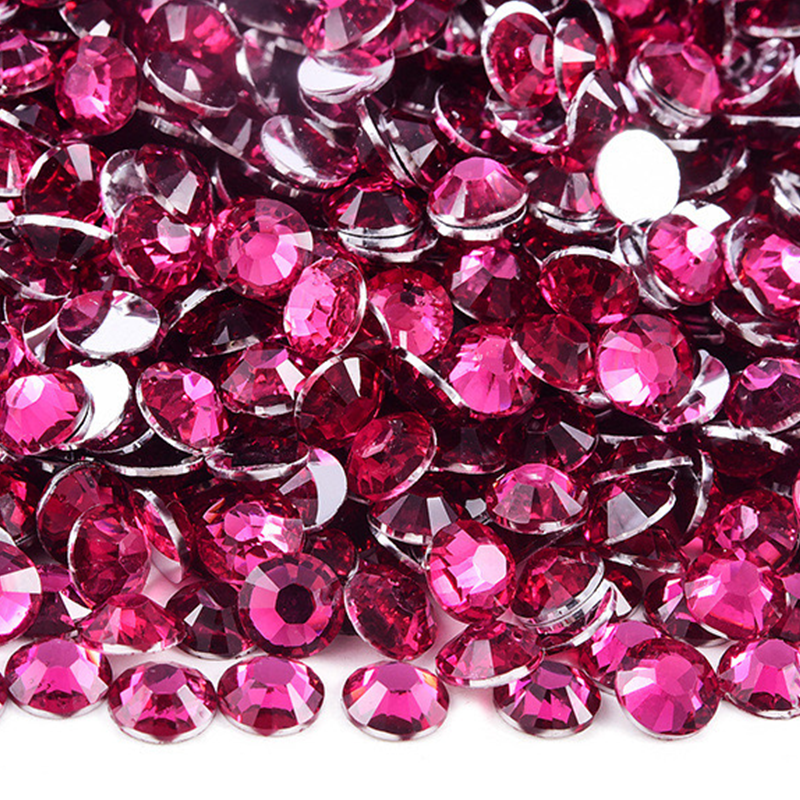 RR007 Crimson Resin Rhinestones