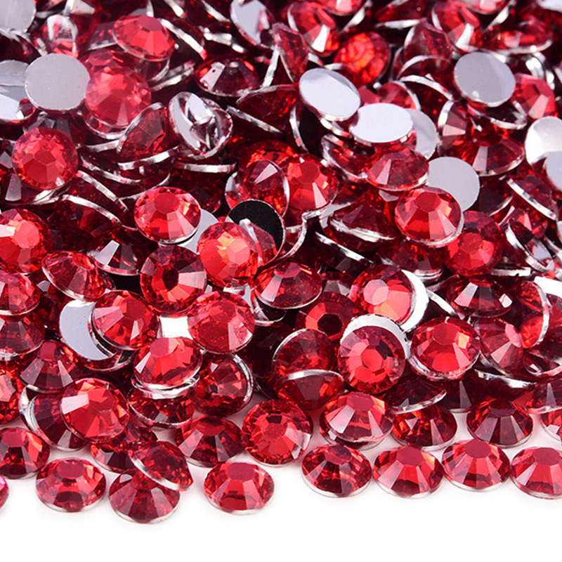 RR009 Red Resin Rhinestones