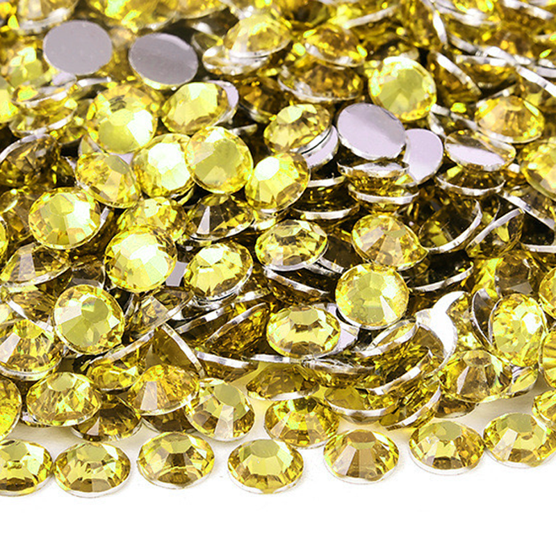 RR011 Lemon Yellow Resin Rhinestones