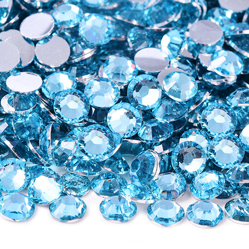 RR022 Aqua Resin Rhinestones