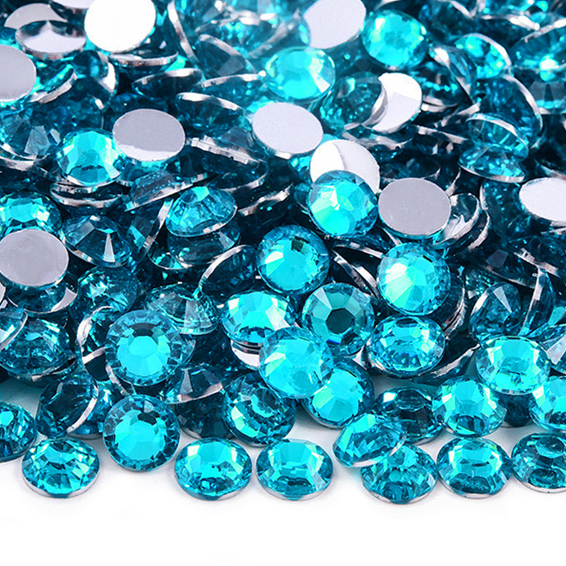 RR024 Turquoise Resin Rhinestones