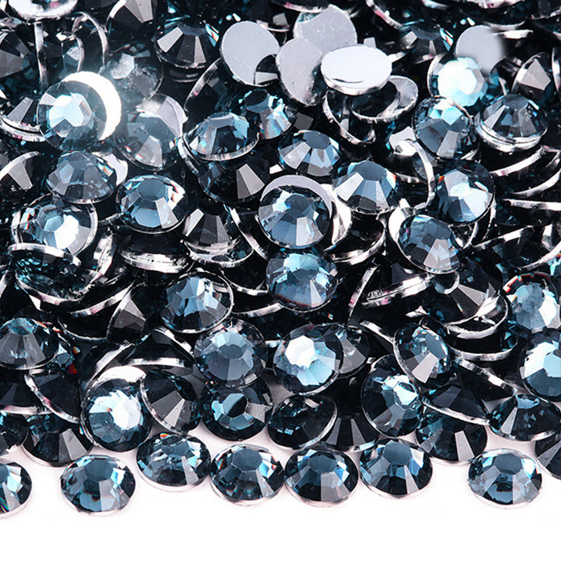 RR025 Ink Blue Resin Rhinestones